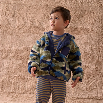 Magnetic Me Camo Peak Sherpa Boys Jacket