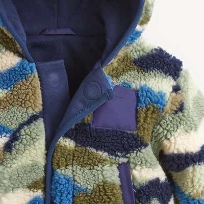Magnetic Me Camo Peak Sherpa Boys Jacket
