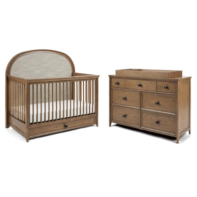 Maxi-Cosi Nursery Quiet Luxury 6-in-1 Convertible Crib with Toddler Bed/Daybed Conversion Kit