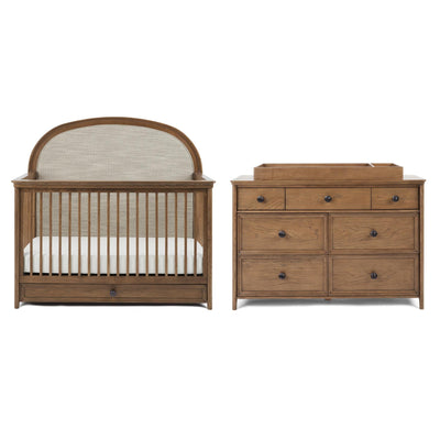Maxi-Cosi Nursery Quiet Luxury 6-in-1 Convertible Crib with Toddler Bed/Daybed Conversion Kit