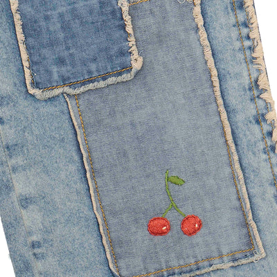 Patchwork Heart Pants - Denim - Twinkle Twinkle Little One