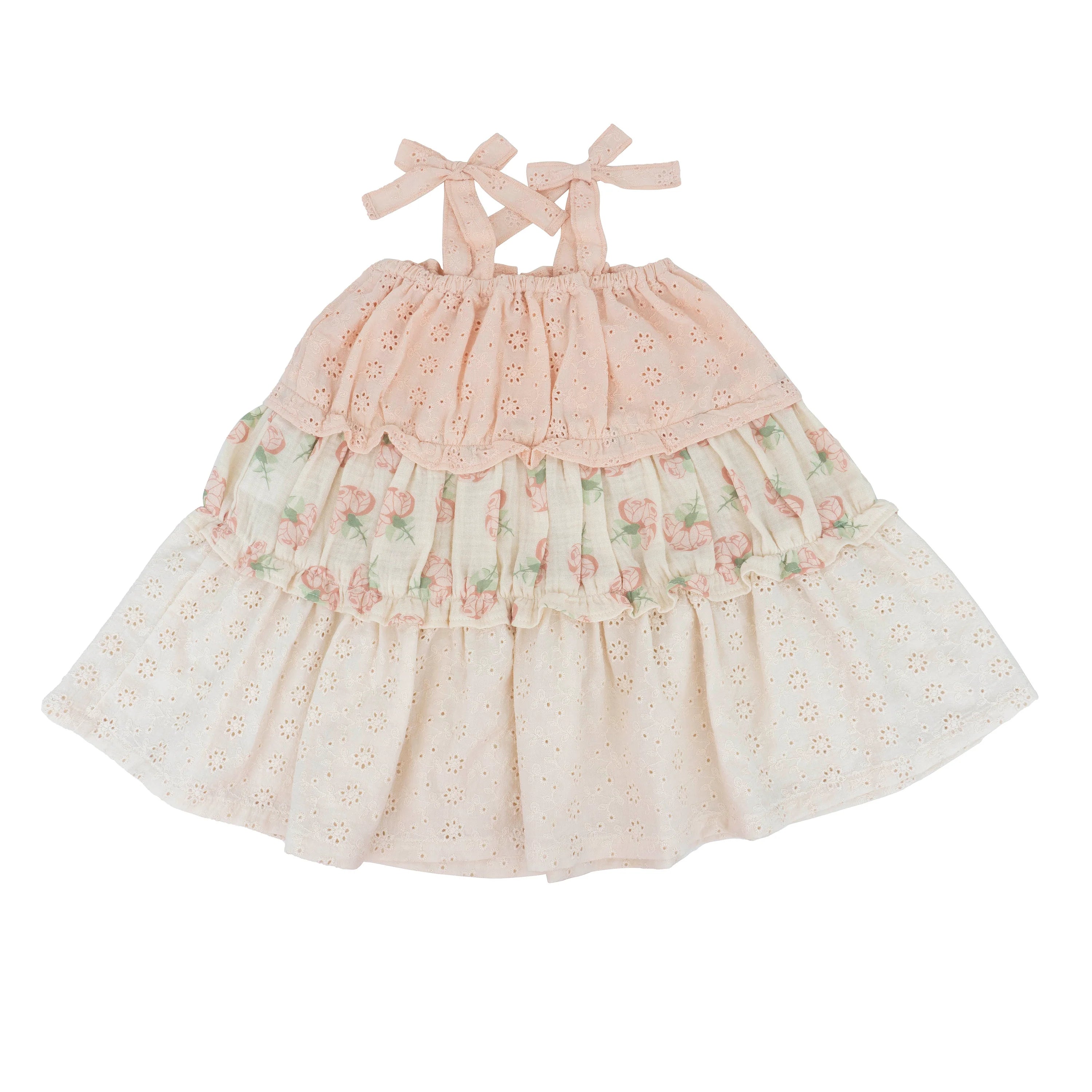 Amber Dress in Pink Rose