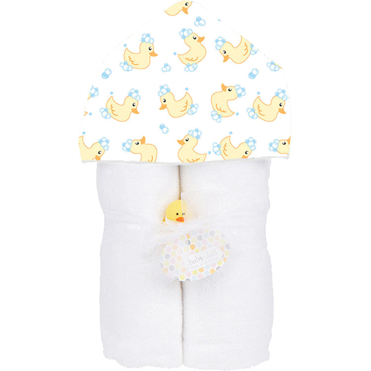 Yellow Ducky Plush Deluxe Hooded Towel