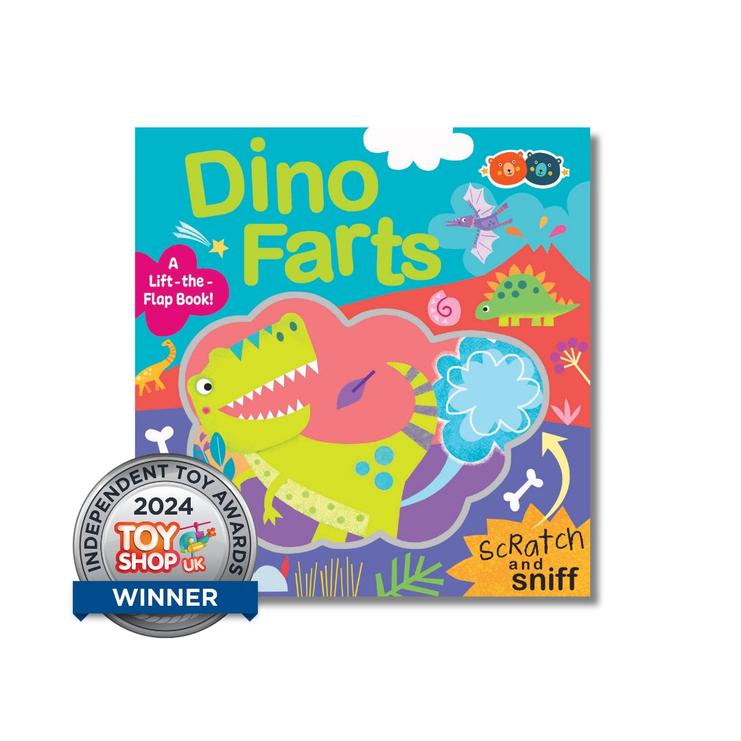 Scratch ‘n’ Sniff Fart Book – Dino Farts - Twinkle Twinkle Little One