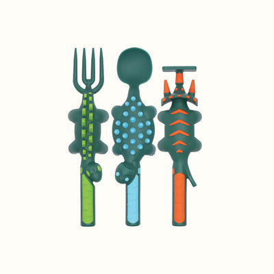Dino Utensil & Plate Combo - Twinkle Twinkle Little One