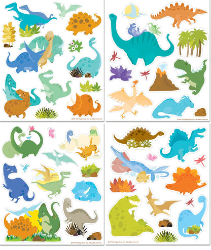 Dinosaur World Sticker Activity Tote - Twinkle Twinkle Little One