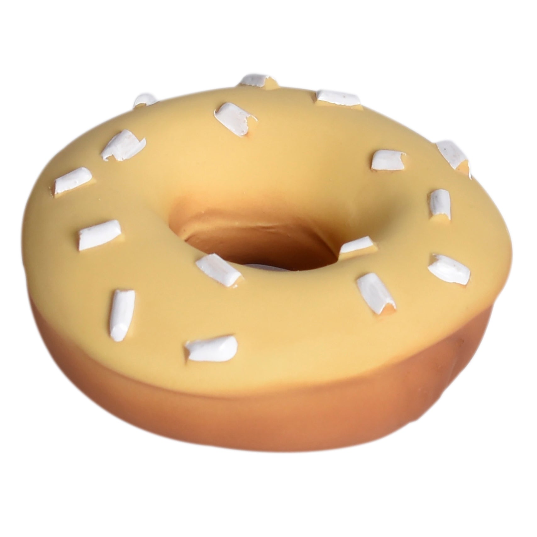 Donut Natural Rubber Teether, Rattle & Pretend Play - Twinkle Twinkle Little One