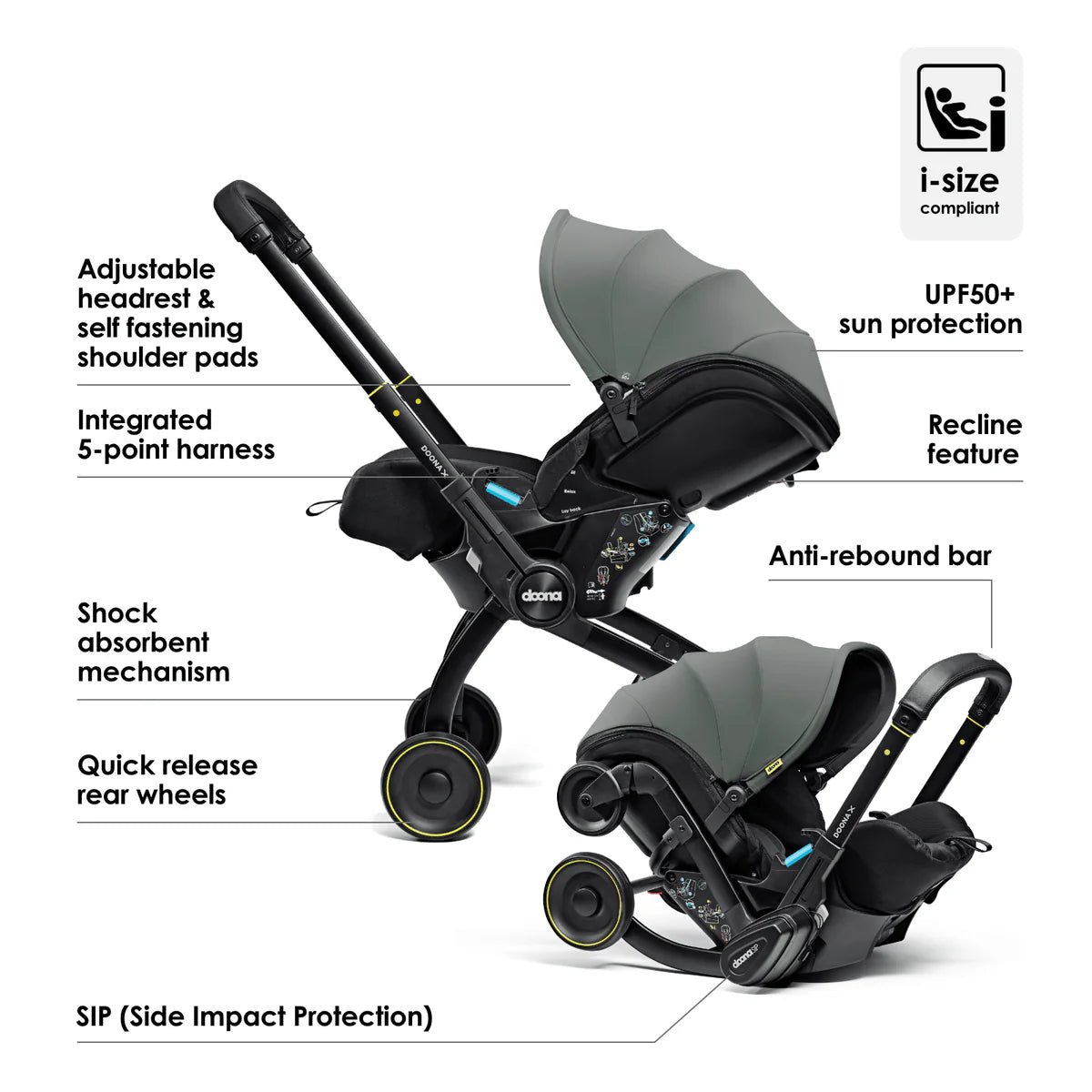 Doona X Car Seat and Stroller