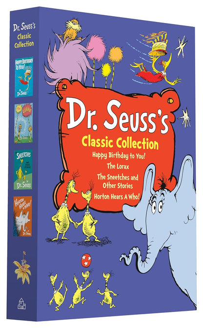 Dr. Seuss's Classic 4-Book Boxed Set Collection: Happy Birthday to You!; Horton Hears a Who!; The Lorax; The Sneetches and Other Stories - Twinkle Twinkle Little One