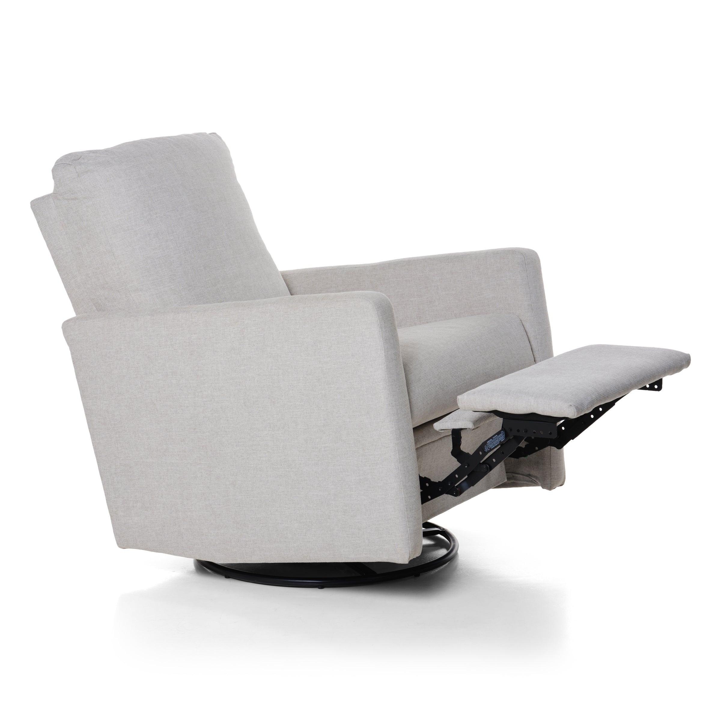 Oilo Drew Recliner + Swivel Nursery Glider
