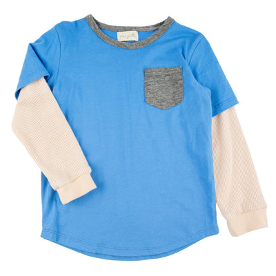 Duncan 2Fer Blue Shirt & Harley Warriors Jogger - Twinkle Twinkle Little One