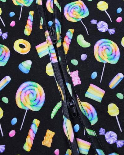 Ella Ruffled Zippered Footie - Twinkle Twinkle Little One