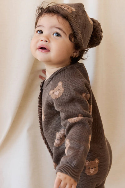 Ethan Hat Bobbie Bear Canteen - Twinkle Twinkle Little One