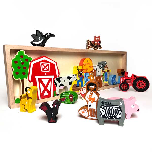 Farm A to Z Puzzle & Playset - Twinkle Twinkle Little One