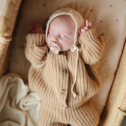 FRIGG Baby's First Pacifier Floral Heart (Blush) 4-Pack - Twinkle Twinkle Little One