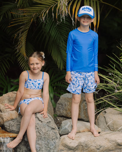 Long Sleeve Rashguard - Marina Blue