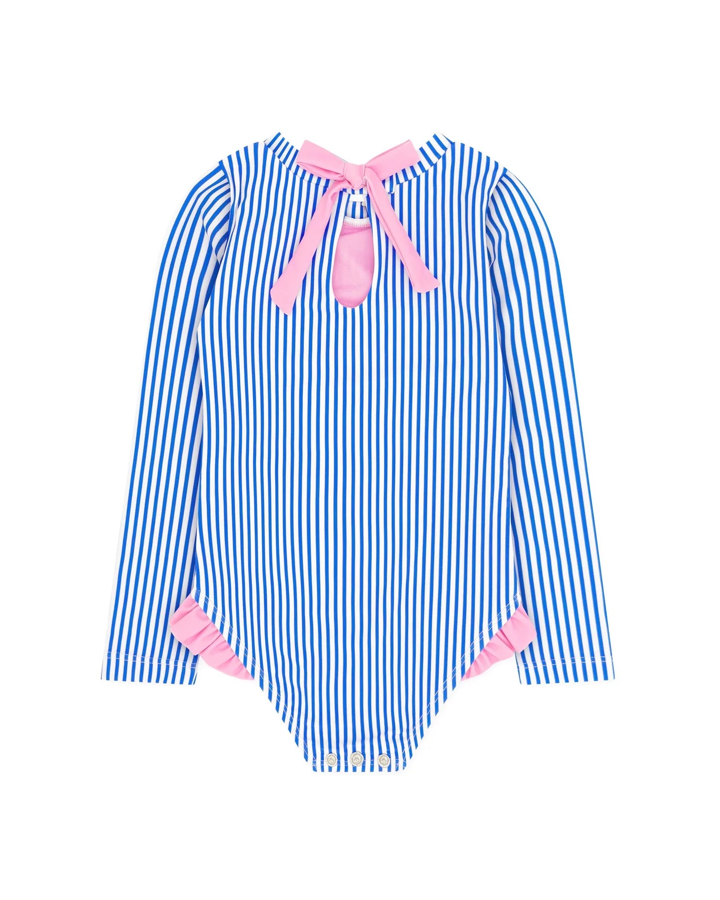 Coastal Cutie One-Piece Rashguard - Marina Stripe
