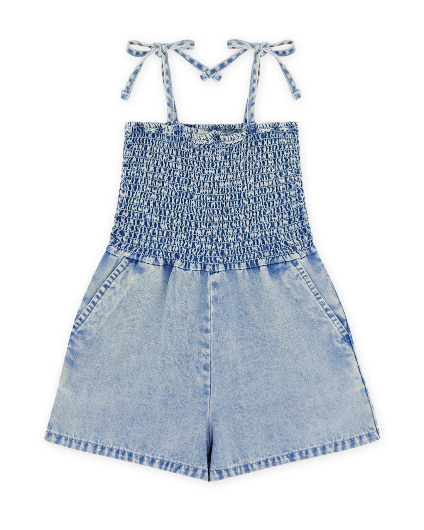 Brunch Club Romper - Denim