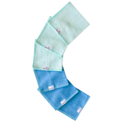 Ultra Soft 6 Pack Washcloths - Finn - Twinkle Twinkle Little One