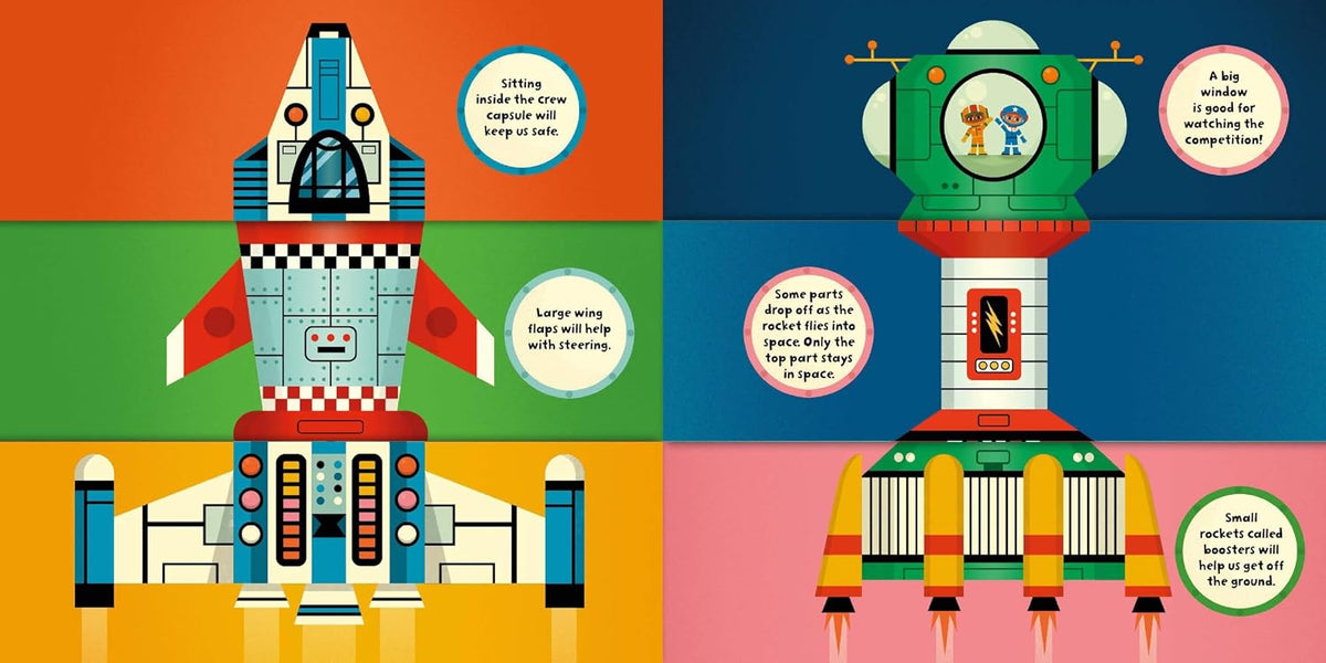 Flip, Flap, Build: Rockets