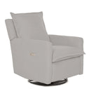 Floor Model: Flynn Swivel Gliding Power Recliner Boucle Smoke - Twinkle Twinkle Little One