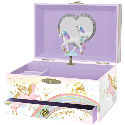 Unicorn 1 Drawer Musical Deluxe Jewelry Box - Twinkle Twinkle Little One