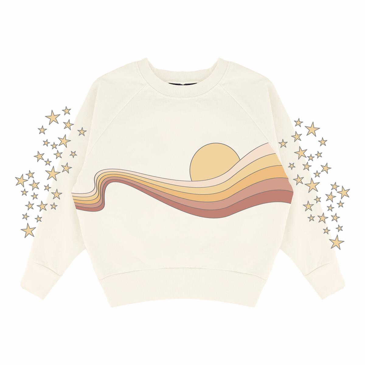 Tiny Whales Golden Era Boxy Sweatshirt - Twinkle Twinkle Little One