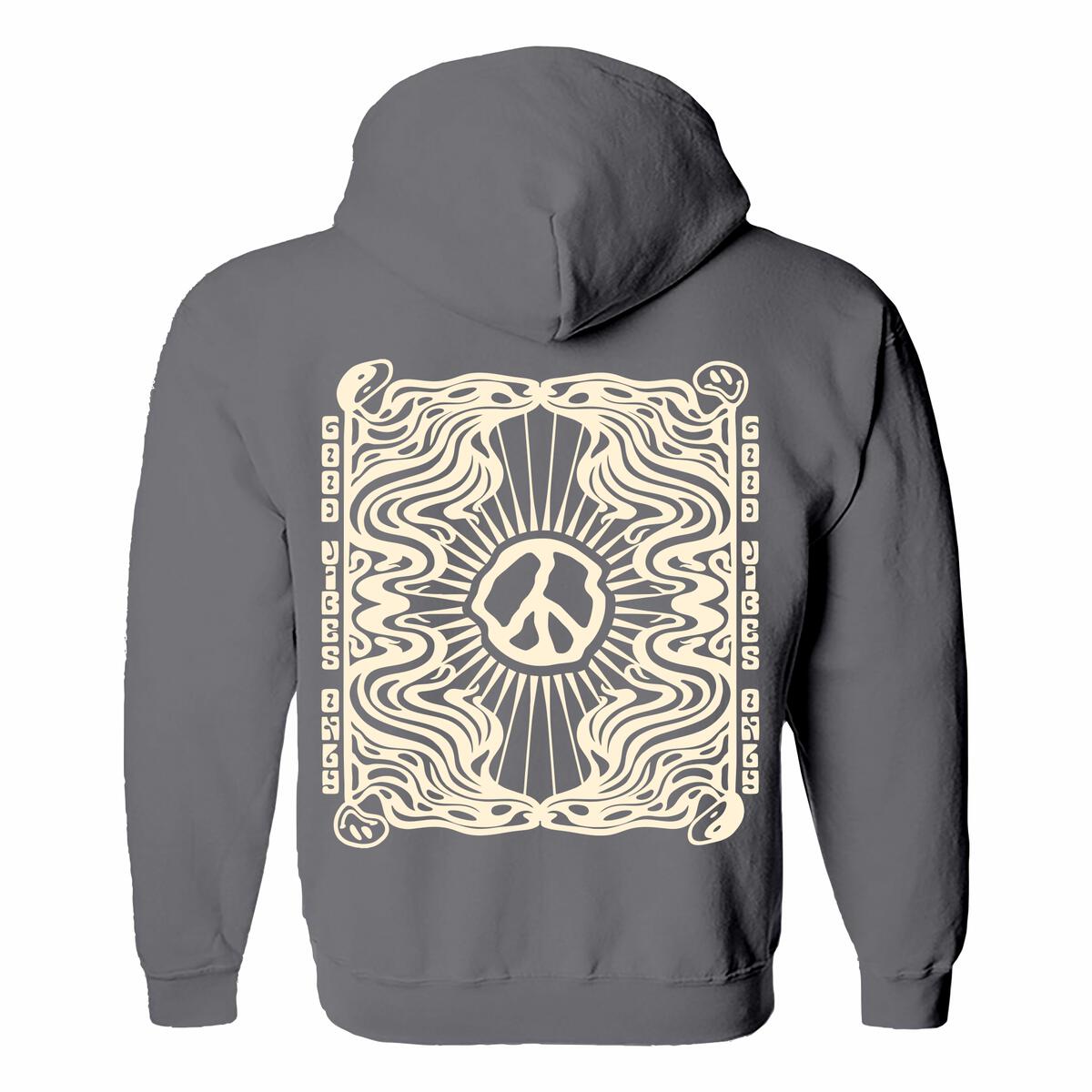 Tiny Whales Good Vibes Peace Sign Hoodie - Twinkle Twinkle Little One