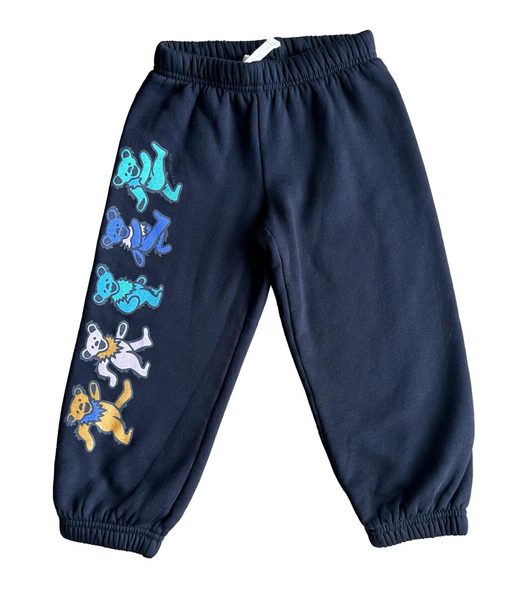 Grateful Dead Dancing Bears Black Sweatpants