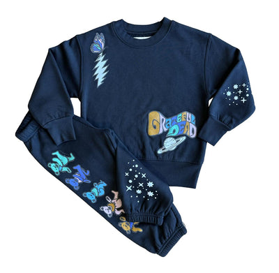 Grateful Dead Dancing Bears Black Sweatpants - Twinkle Twinkle Little One