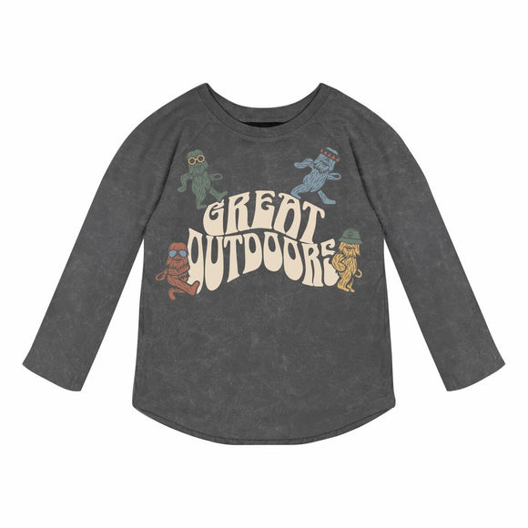 Great Outdoors Long Sleeve Raglan - Twinkle Twinkle Little One