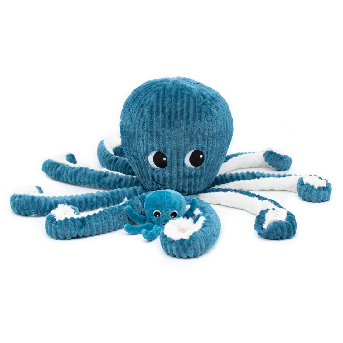 Giant Octopus Mom with Baby - Blue