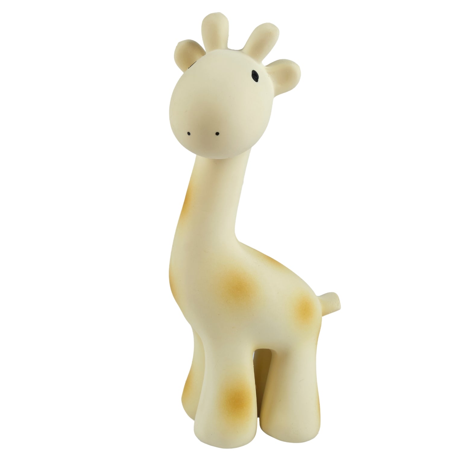 Giraffe Natural Organic Rubber Teether, Rattle & Bath Toy - 0