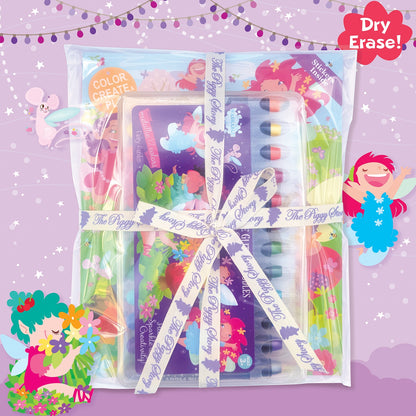 Glitter Fairy Dry Erase Coloring Gift Set - Twinkle Twinkle Little One