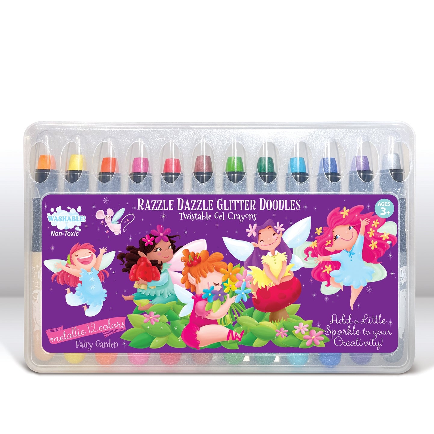 Glitter Fairy Dry Erase Coloring Gift Set - Twinkle Twinkle Little One