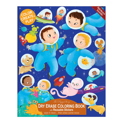Glitter Space Dry Erase Coloring Gift Set - Twinkle Twinkle Little One
