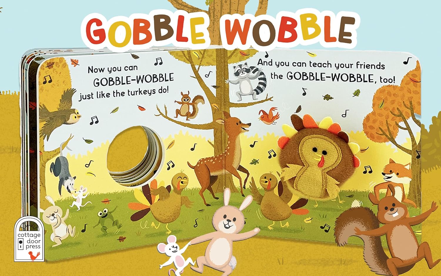 Gobble Wobble Finger Puppet Board Book - Twinkle Twinkle Little One