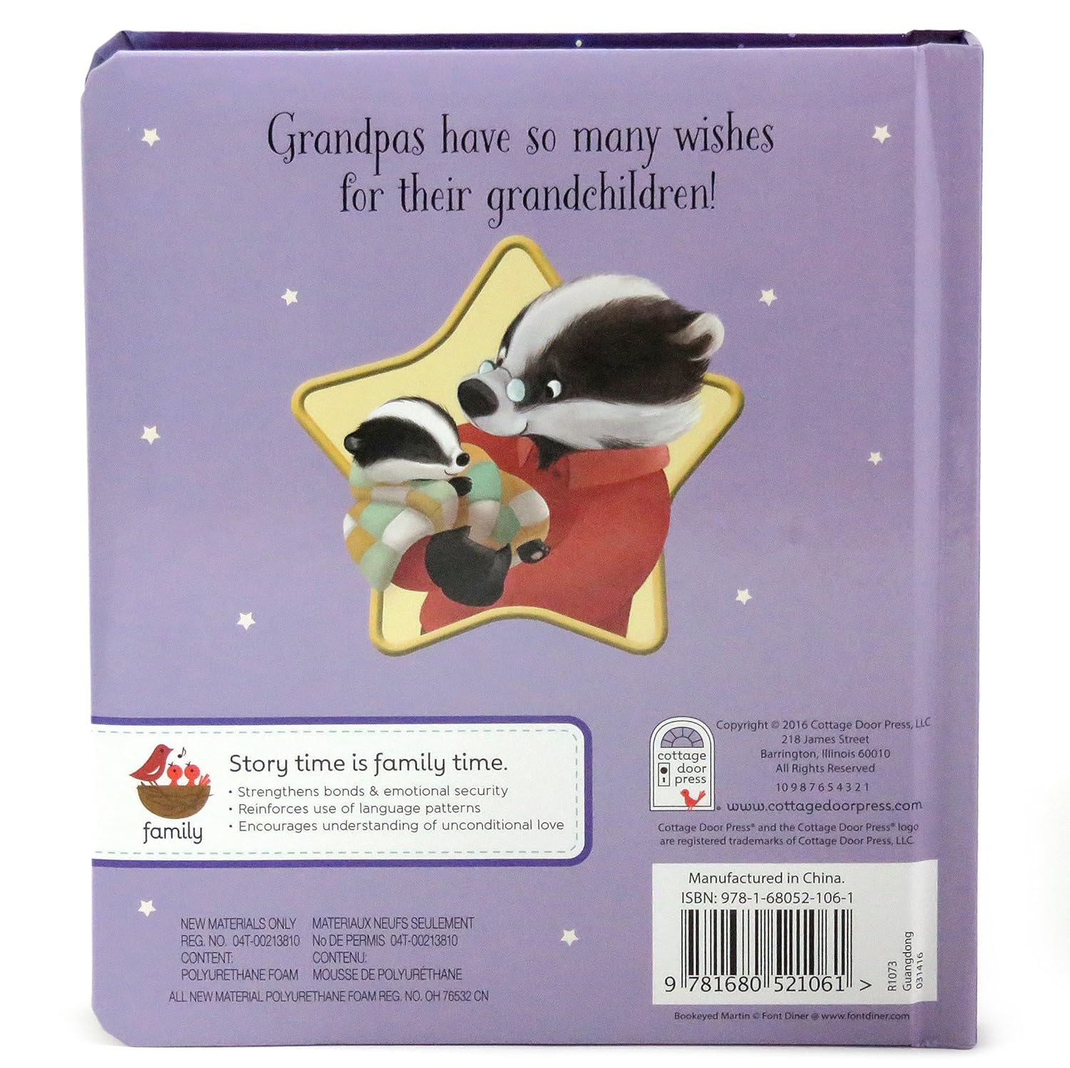 Grandpa's Wish List Love You Always Padded Board Book - Twinkle Twinkle Little One