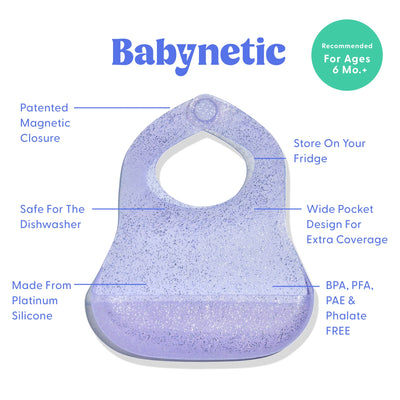 Magnetic Silicone Jelly Bib