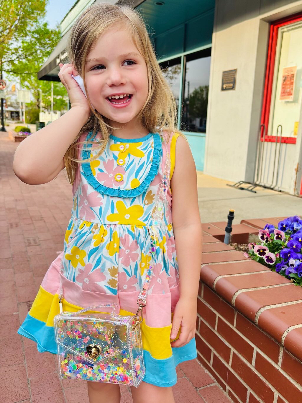 Gussie Handbag - Multi Sparkle