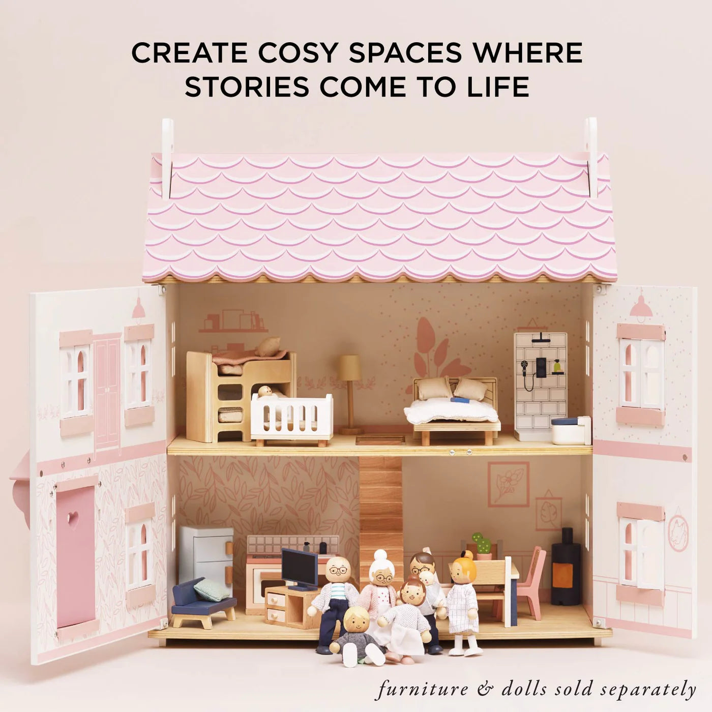 Sophie's Wooden Dollhouse