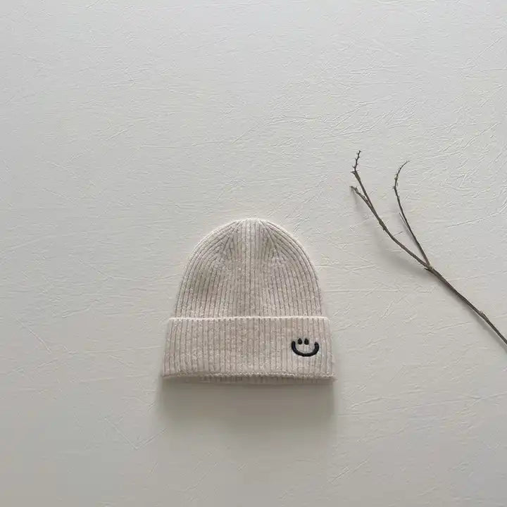 Smiley Face Knit Hat - Twinkle Twinkle Little One