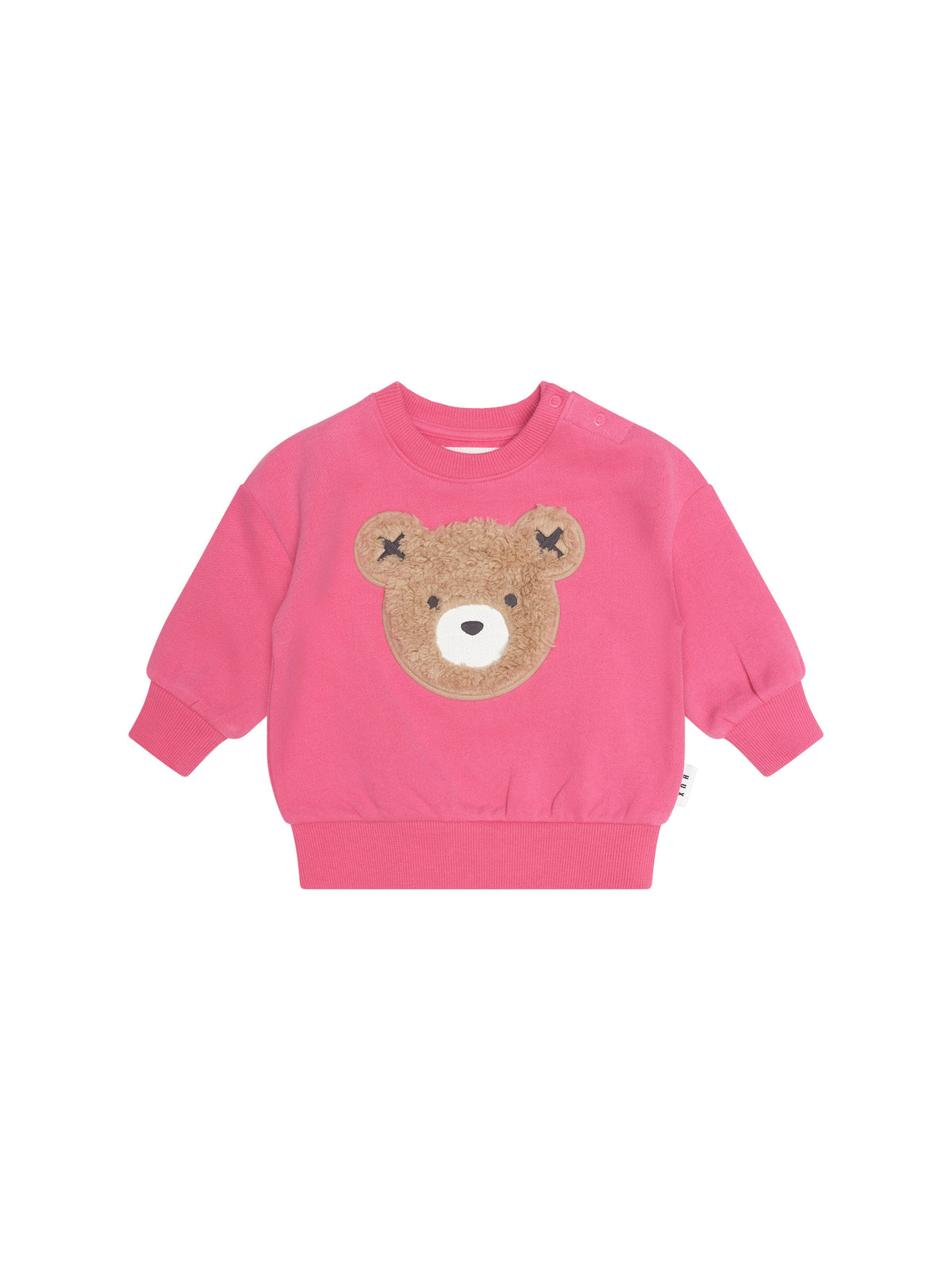 Furry Huxbear Sweatshirt - Dusty Berry