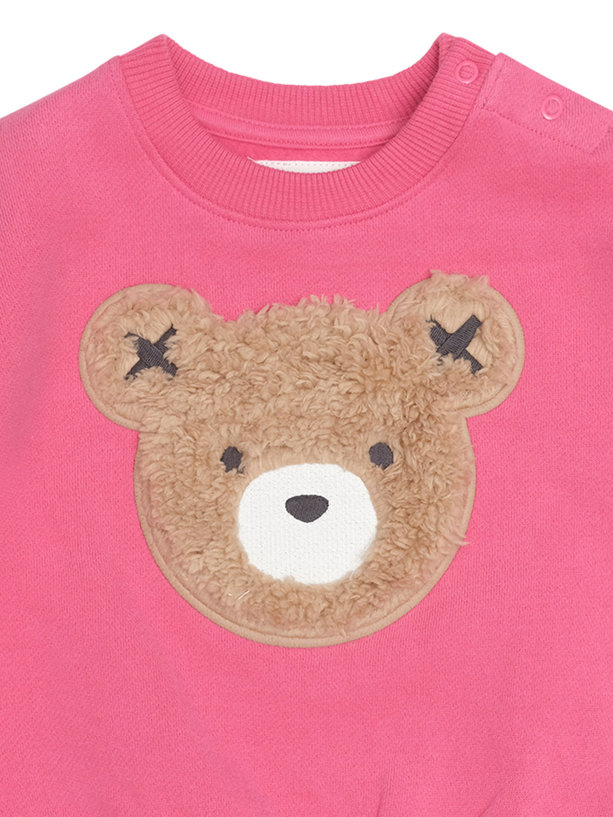 Furry Huxbear Sweatshirt - Dusty Berry