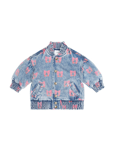 Dreamy Denim Cherry Jacket - Multi Denim