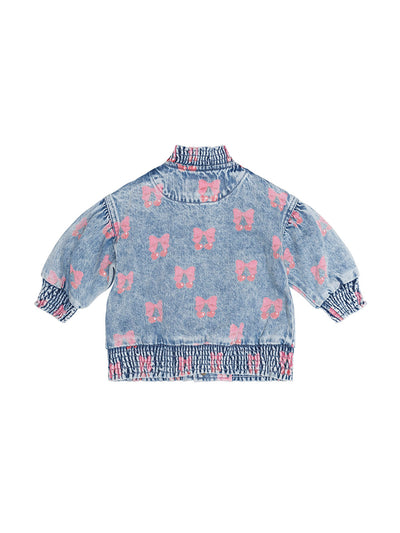 Dreamy Denim Cherry Jacket - Multi Denim