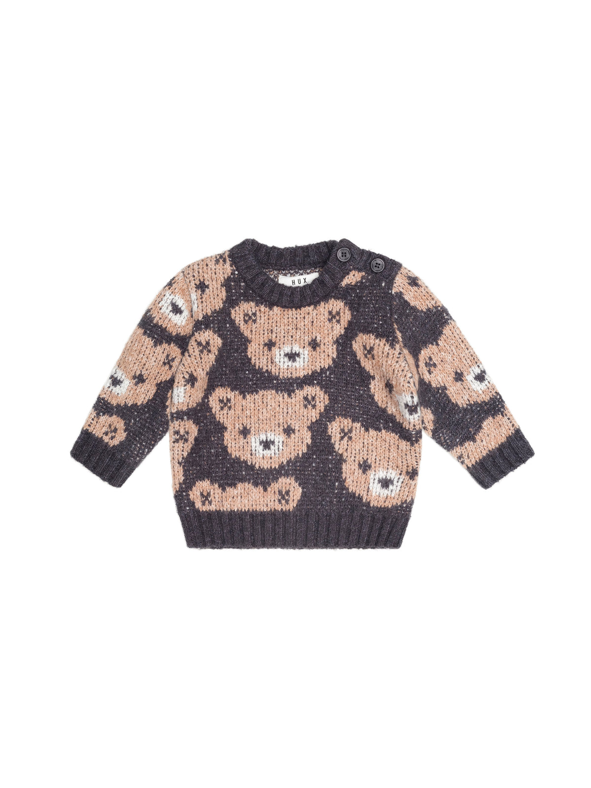 Soft Black Hux Sponge Pullover - Soft Black