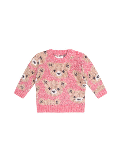 Berry Hux Sponge Pullover - Dusty Berry