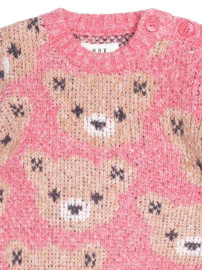 Berry Hux Sponge Pullover - Dusty Berry
