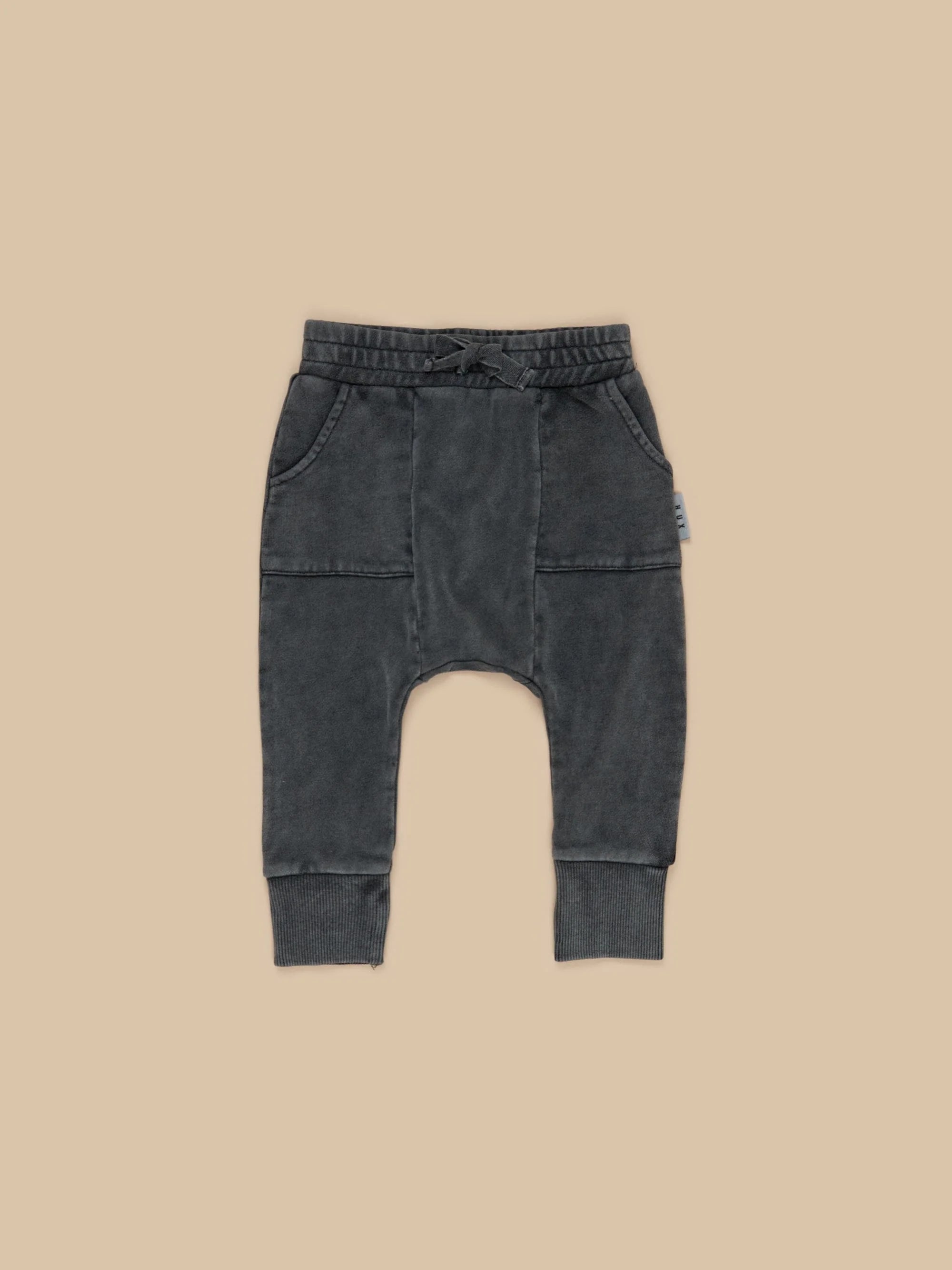 Vintage Black Pocket Drop Crotch Pant - Twinkle Twinkle Little One